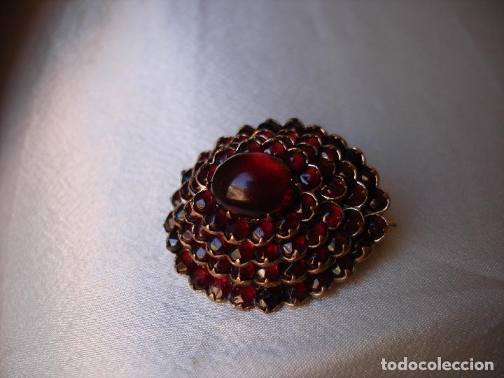 Joyeria: BROCHE DE GRANATES DE BOHEMIA 1900 - Foto 4