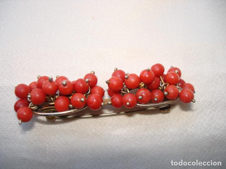 Joyeria: BROCHE DE CORAL MEDITERRANEO - Foto 6