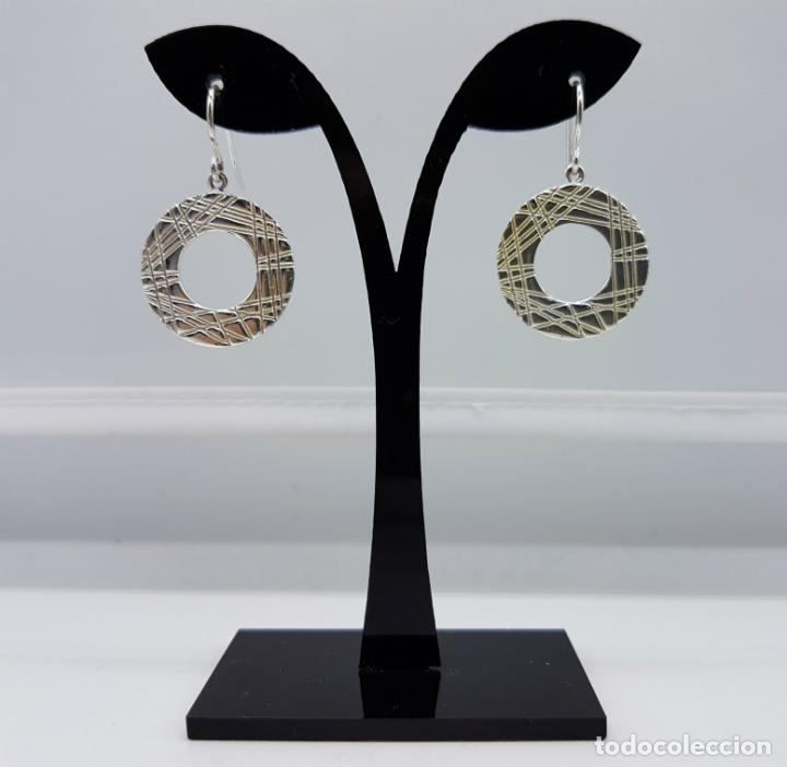 Joyeria: Modernos pendientes de dise&ntilde;o en plata de ley 925 . - Foto 1
