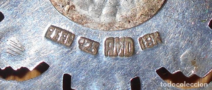Joyeria: BROCHE Con Marcas 925. AMD 18 Kilates - Foto 3