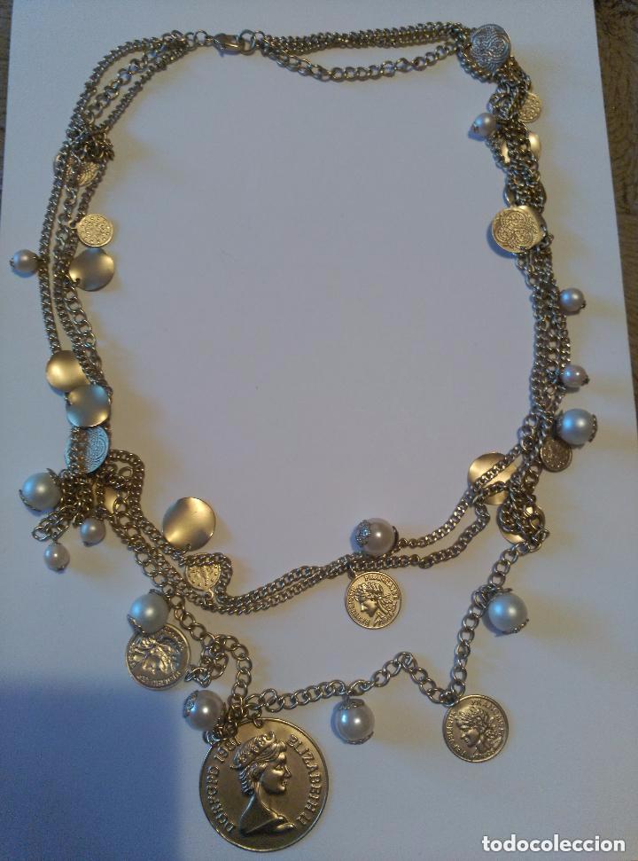 Joyeria: collar dorado de bisuteria - Foto 1