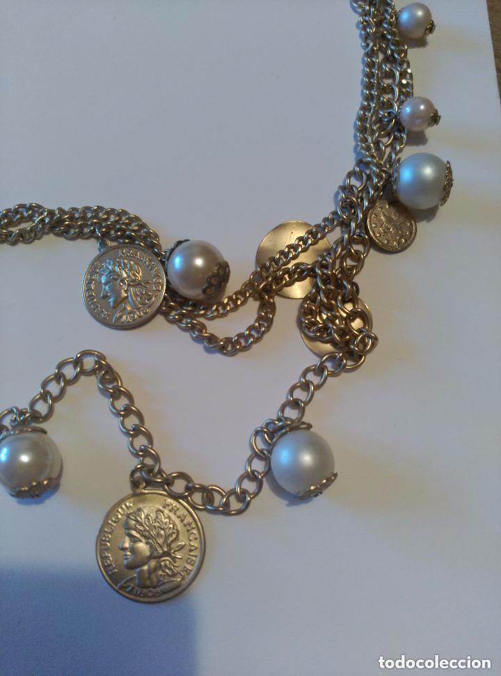 Joyeria: collar dorado de bisuteria - Foto 2