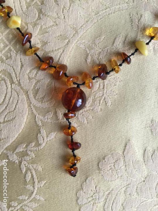 Joyeria: ANTIGUO COLLAR DE CUENTAS DE &Aacute;MBAR NATURAL - Foto 4