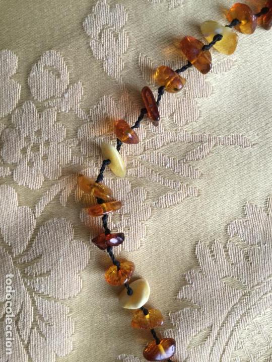 Joyeria: ANTIGUO COLLAR DE CUENTAS DE &Aacute;MBAR NATURAL - Foto 5
