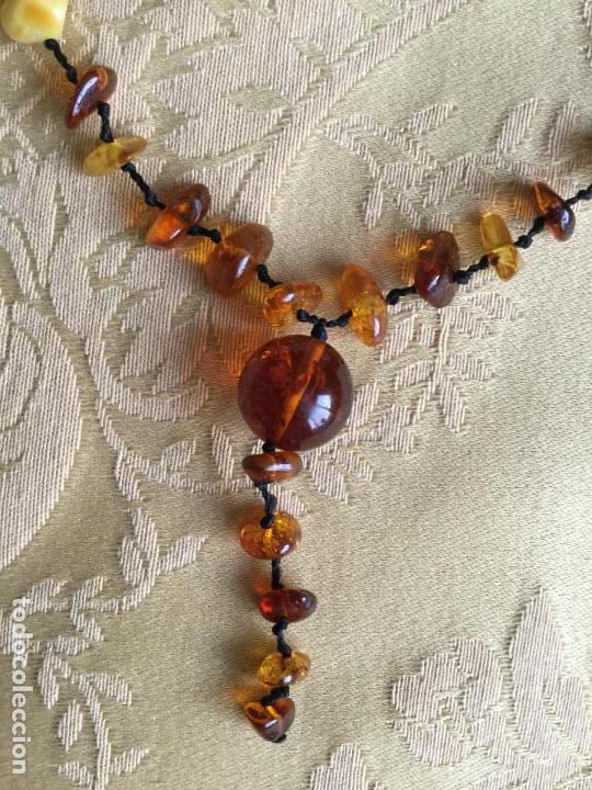 Joyeria: ANTIGUO COLLAR DE CUENTAS DE &Aacute;MBAR NATURAL - Foto 6