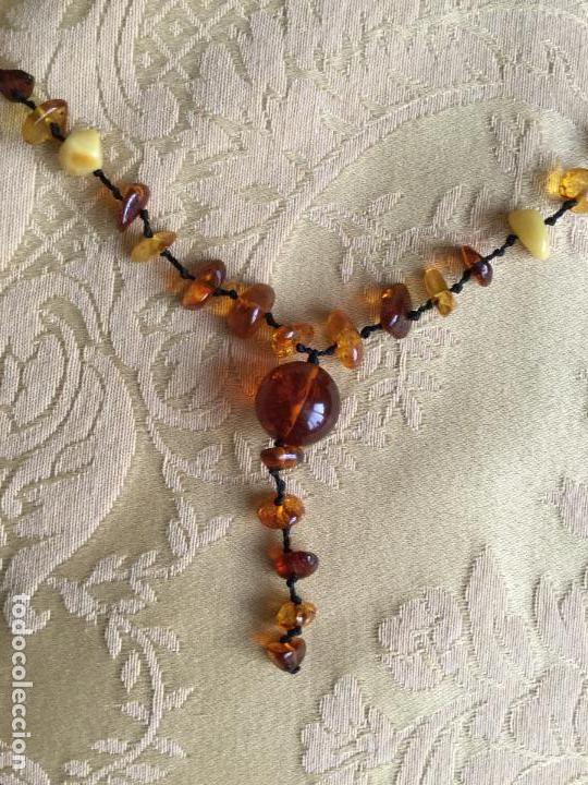 Joyeria: ANTIGUO COLLAR DE CUENTAS DE &Aacute;MBAR NATURAL - Foto 8