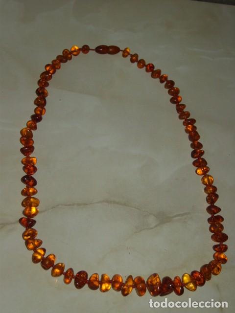 Joyeria: ANTIGUO COLLAR DE AMBAR DEL BALTICO. - Foto 2