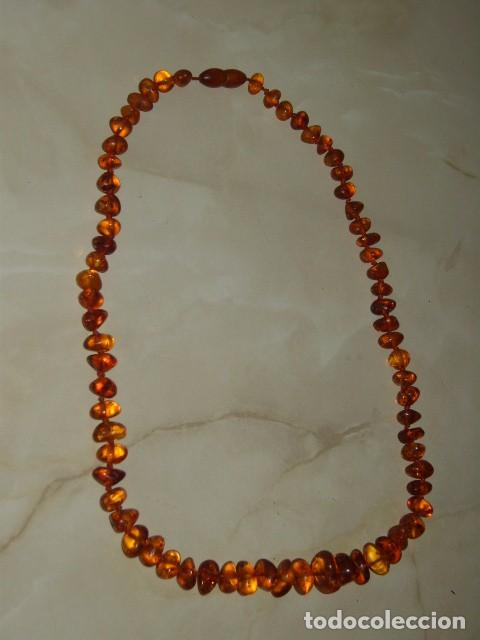 Joyeria: ANTIGUO COLLAR DE AMBAR DEL BALTICO. - Foto 3
