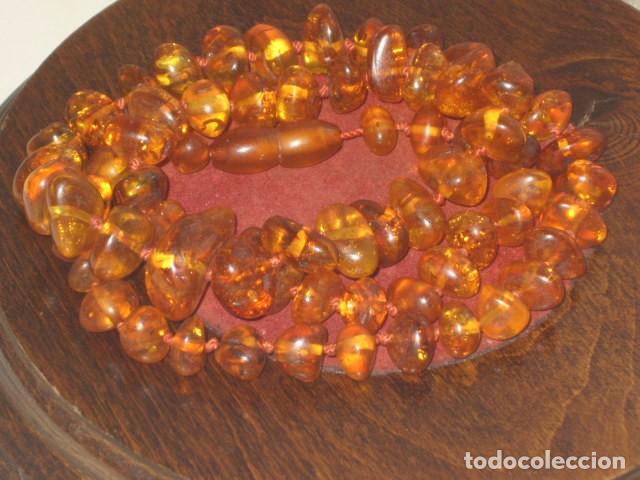 Joyeria: ANTIGUO COLLAR DE AMBAR DEL BALTICO. - Foto 5
