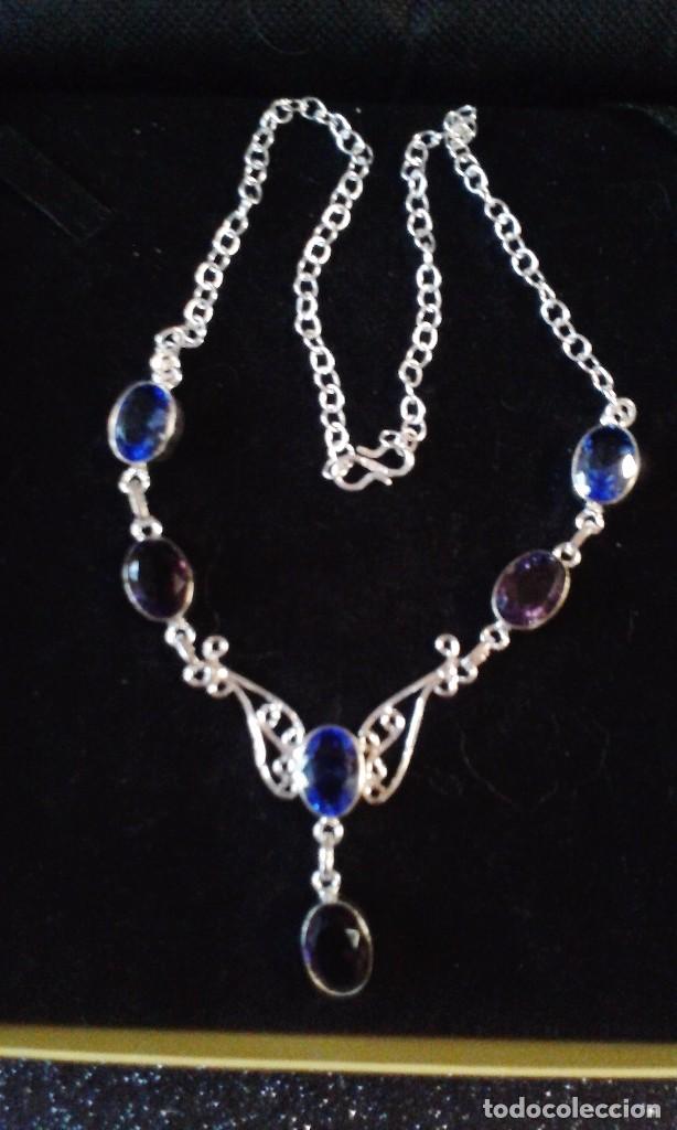 Joyeria: COLLAR GARGANTILLA CUARZOS DE COLORES - Foto 2