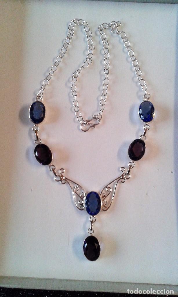 Joyeria: COLLAR GARGANTILLA CUARZOS DE COLORES - Foto 3
