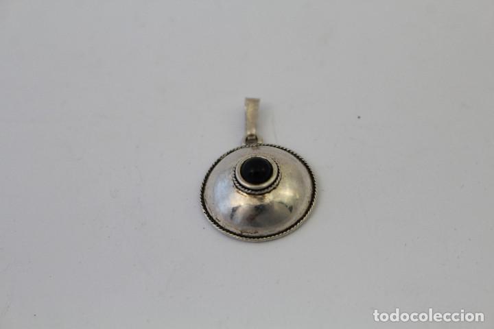 Joyeria: colgante en plata de ley con azabache - Foto 1