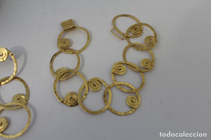 Joyeria: aderezo en plata de ley chapado en oro - Foto 6