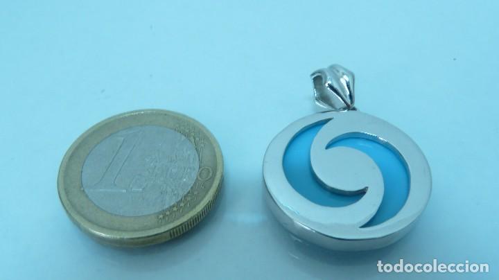 Joyeria: COLGANTE CON TURQUESA EN PLATA DE LEY (925MM). - Foto 6