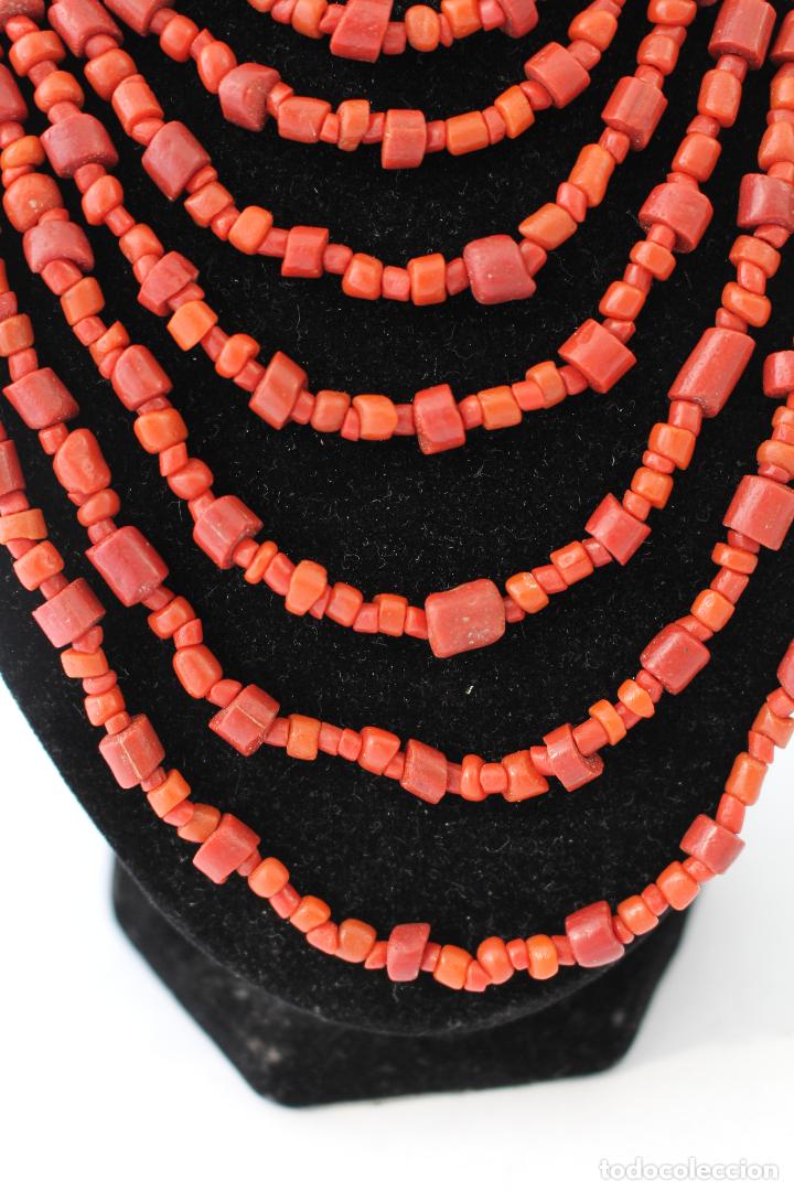 Joyeria: collar rojo y plata nepali - Foto 5