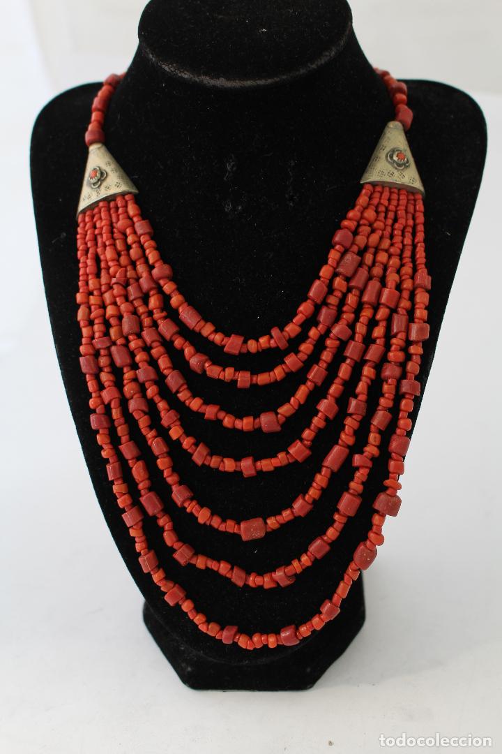 Joyeria: collar rojo y plata nepali - Foto 6