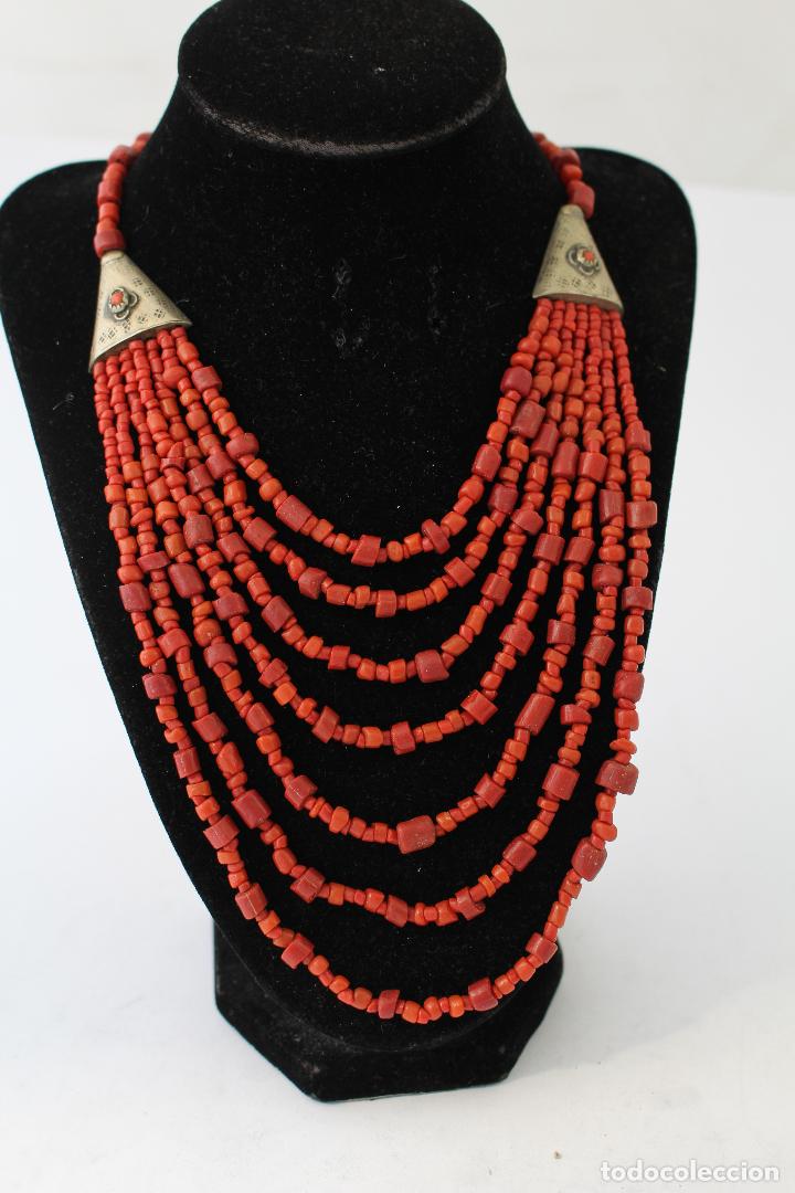 Joyeria: collar rojo y plata nepali - Foto 8