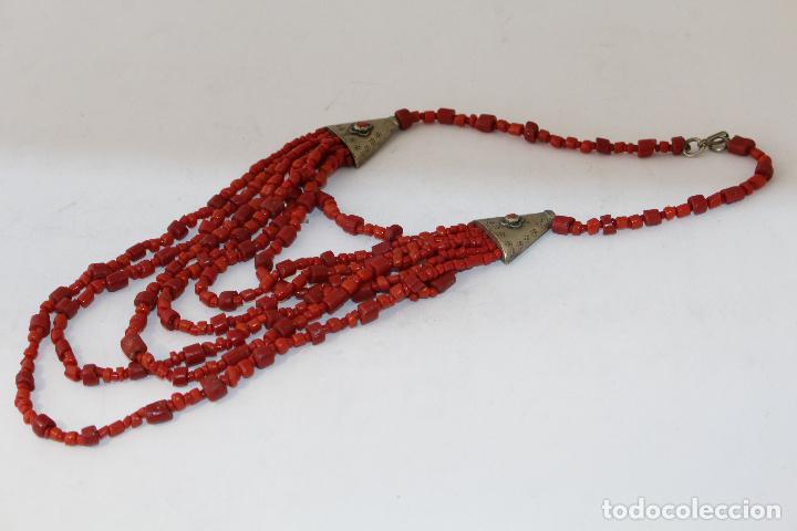 Joyeria: collar rojo y plata nepali - Foto 9