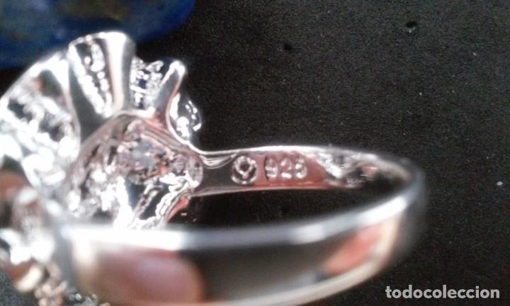 Joyeria: CONJUNTO PULSERA ANILLO Y PENDIENTES FLOR EN PLATA - Foto 7