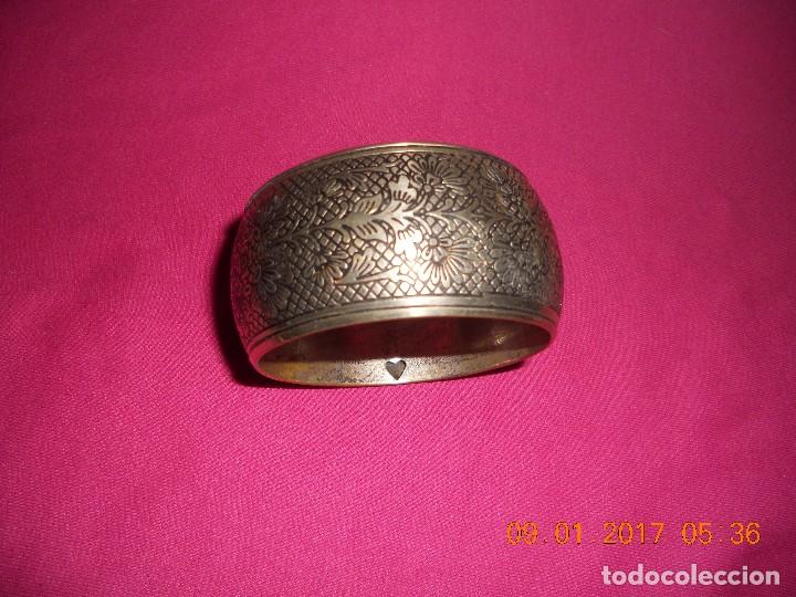 Joyeria: ANTIGUA PULSERA PLATEADA CON BONITOS TRABAJOS - Foto 1