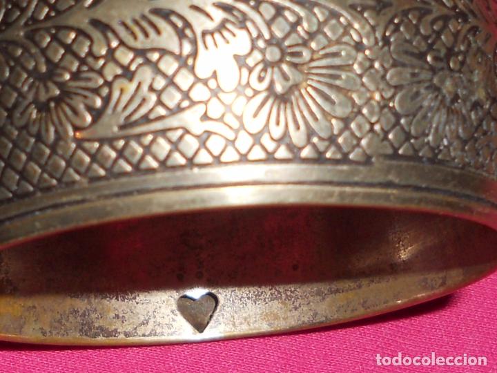 Joyeria: ANTIGUA PULSERA PLATEADA CON BONITOS TRABAJOS - Foto 2