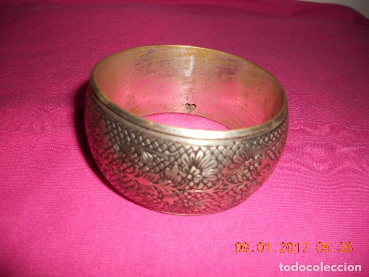 Joyeria: ANTIGUA PULSERA PLATEADA CON BONITOS TRABAJOS - Foto 6