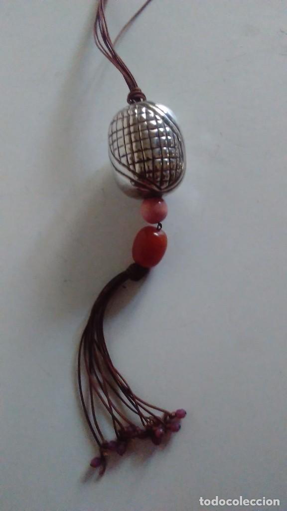 Joyeria: Collar o colgante de plata que representa una mazorca de maiz - Foto 2