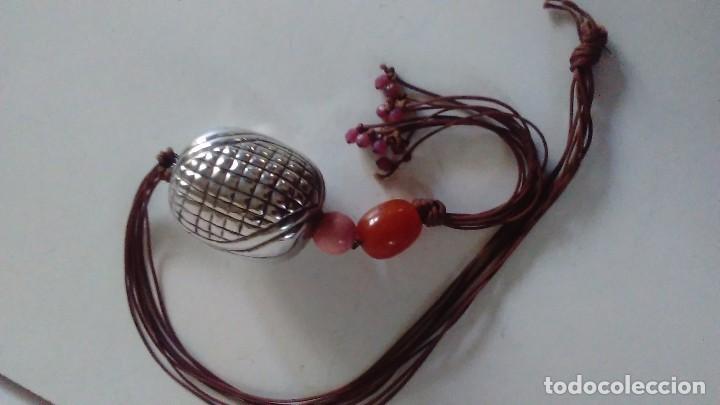 Joyeria: Collar o colgante de plata que representa una mazorca de maiz - Foto 6