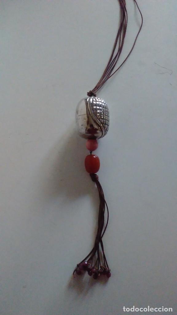 Joyeria: Collar o colgante de plata que representa una mazorca de maiz - Foto 7