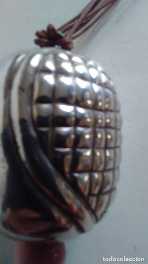 Joyeria: Collar o colgante de plata que representa una mazorca de maiz - Foto 8