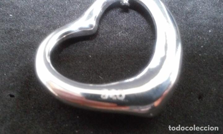 Joyeria: CONJUNTO COLGANTE PULSERA Y PENDIENTES CORAZON EN PLATA - Foto 7