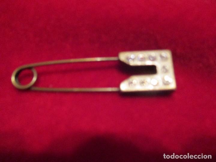 Joyeria: broche aguja imperdible con circonitas - Foto 1