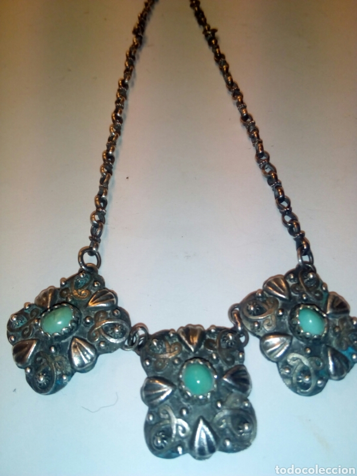 Joyeria: Exclusiva gargantilla de PLATA y TURQUESAS - Foto 1