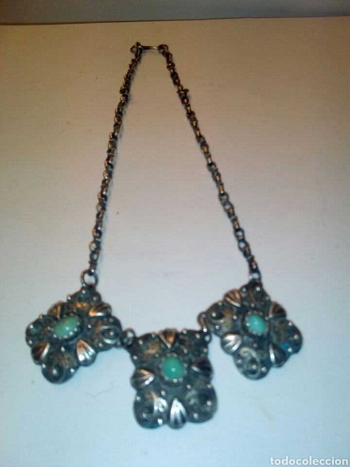 Joyeria: Exclusiva gargantilla de PLATA y TURQUESAS - Foto 2
