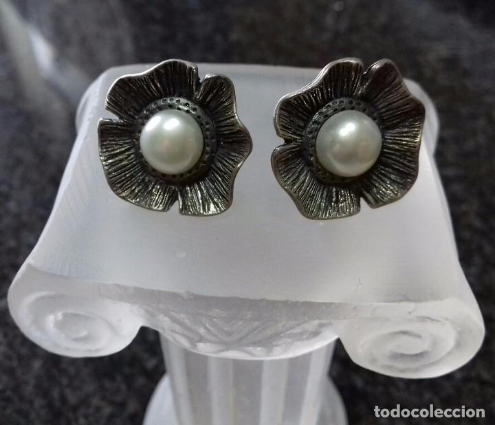 Joyeria: Pendientes Plata de Ley y Perlas - Foto 1