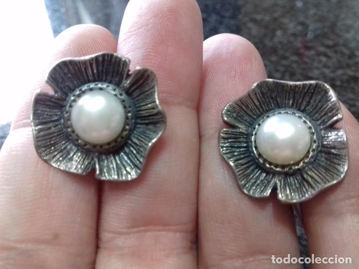 Joyeria: Pendientes Plata de Ley y Perlas - Foto 2