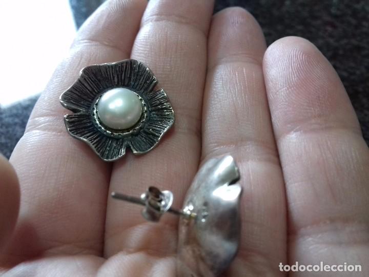 Joyeria: Pendientes Plata de Ley y Perlas - Foto 3