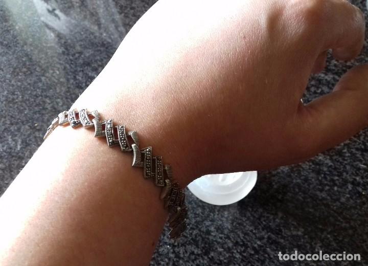 Joyeria: Pulsera de Plata de Ley y Marquesitas - Foto 2