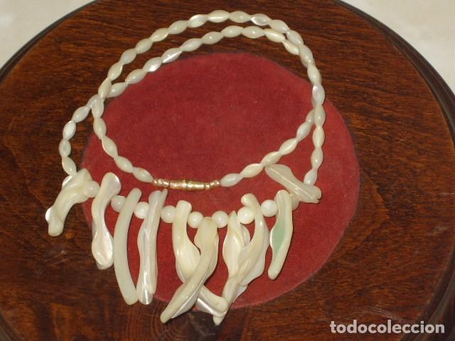 Joyeria: COLLAR DE NACAR,MADRE PERLA.VINTAGE. - Foto 5