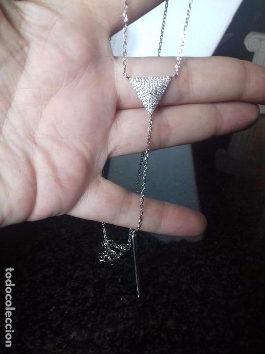 Joyeria: Gargantilla de Plata de Ley y Pavese Circonitas - Foto 4