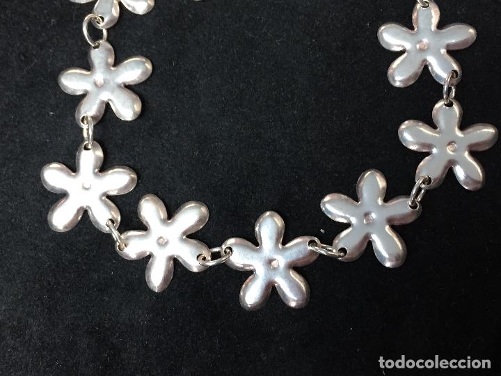 Joyeria: PULSERA PLATA DE LEY FLORES 19 CM NUEVA SIN USAR - Foto 3