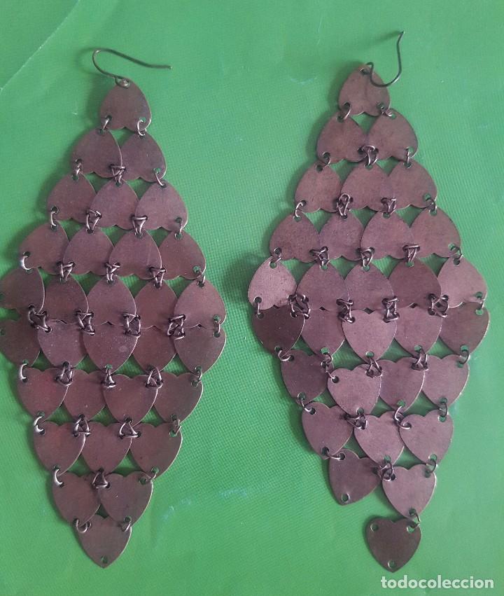 Joyeria: PENDIENTES 11,5 CTMOS. DE LARGOS, EN METAL - Foto 1
