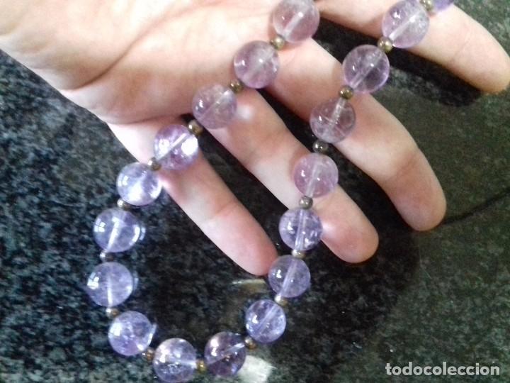 Joyeria: Collar de Amatistas y Plata de Ley - Foto 1
