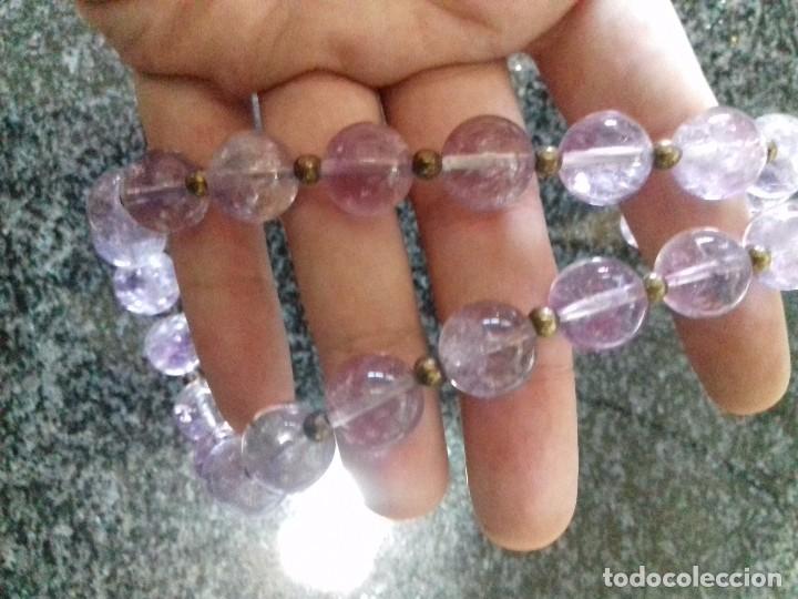 Joyeria: Collar de Amatistas y Plata de Ley - Foto 4
