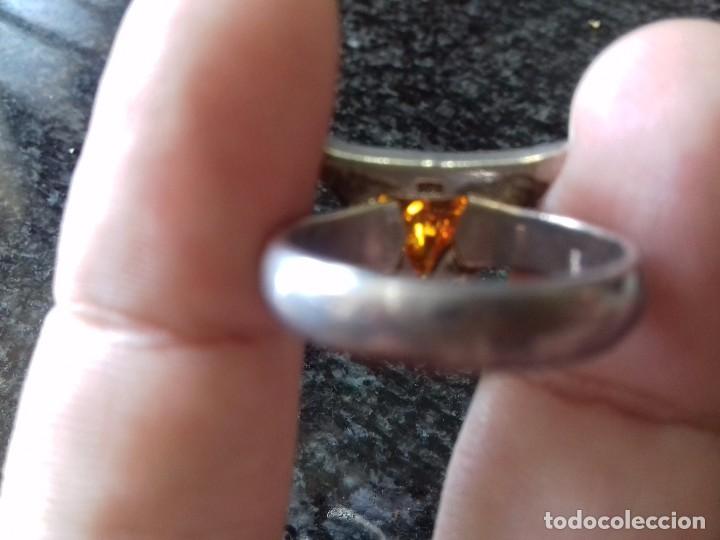 Joyeria: Anillo de &Aacute;mbar Polaco y Plata de Ley - Foto 4