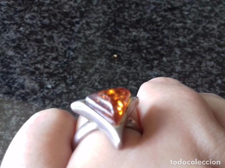 Joyeria: Anillo de &Aacute;mbar Polaco y Plata de Ley - Foto 5