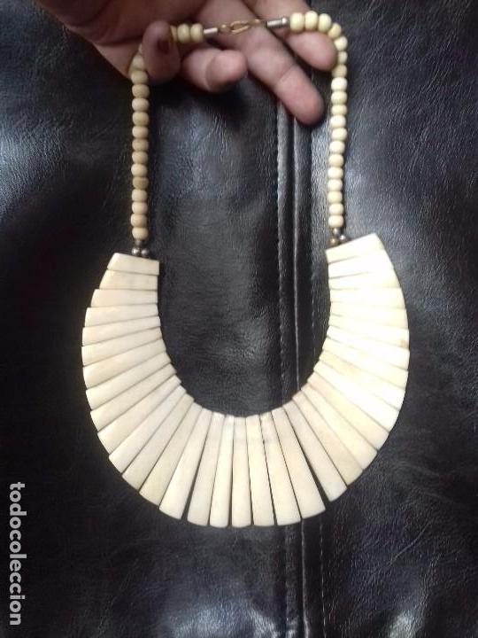 Joyeria: Collar antiguo de hueso - Foto 2