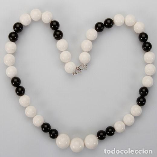 Joyeria: COLLAR-PARA-MUJER-DE-CORAL-Y-PLATA - Foto 1