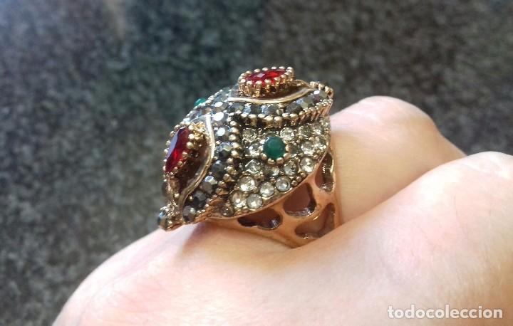 Joyeria: Anillo de bronce y piedras - Foto 2