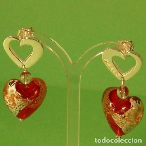 Joyeria: PENDIENTES-MUJER-DE-PLATA-Y-CRISTAL-DE-MURANO - Foto 2